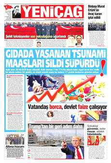 YENİÇAĞ 24 Mart 2026 gazete manşeti