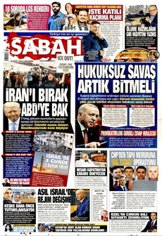SABAH 25 Mart 2026 gazete manşeti