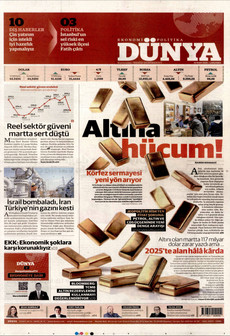 DÜNYA 25 Mart 2026 gazete manşeti