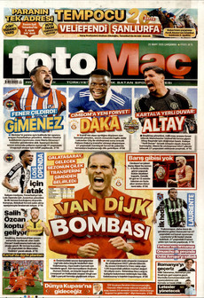 FOTOMAÇ 25 Mart 2026 gazete manşeti