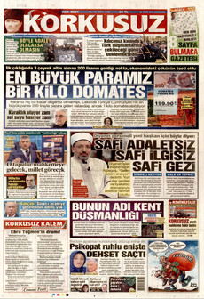 KORKUSUZ 25 Mart 2026 gazete manşeti