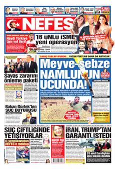 NEFES 26 Mart 2026 gazete manşeti