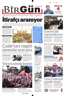BİRGÜN 26 Mart 2026 gazete manşeti
