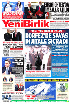 YENİBİRLİK 26 Mart 2026 gazete manşeti