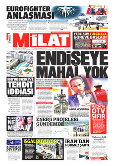 MİLAT 26 Mart 2026 gazete manşeti