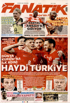FANATİK 26 Mart 2026 gazete manşeti