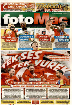 FOTOMAÇ 26 Mart 2026 gazete manşeti