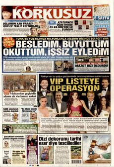 KORKUSUZ 26 Mart 2026 gazete manşeti