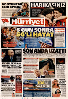HÜRRİYET 27 Mart 2026 gazete manşeti