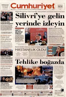 CUMHURİYET 27 Mart 2026 gazete manşeti
