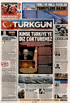 TÜRKGÜN 27 Mart 2026 gazete manşeti