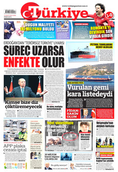TÜRKİYE GAZETESİ 27 Mart 2026 gazete manşeti