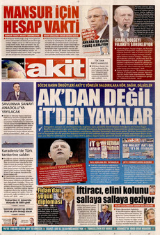 YENİ AKİT 27 Mart 2026 gazete manşeti
