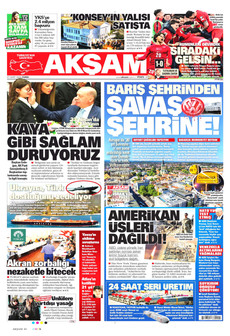 AKŞAM 27 Mart 2026 gazete manşeti