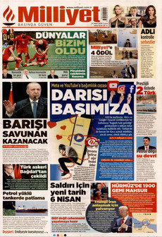 MİLLİYET 27 Mart 2026 gazete manşeti