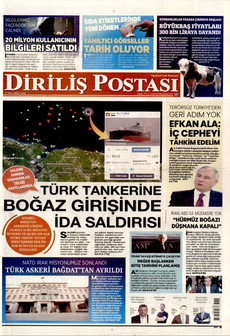 DİRİLİŞ POSTASI 27 Mart 2026 gazete manşeti