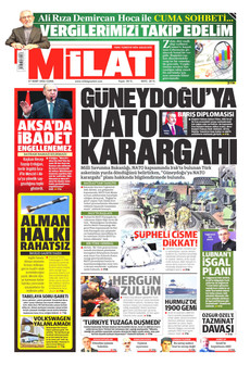 MİLAT 27 Mart 2026 gazete manşeti