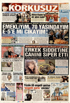 KORKUSUZ 27 Mart 2026 gazete manşeti