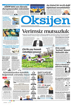 OKSİJEN 27 Mart 2026 gazete manşeti