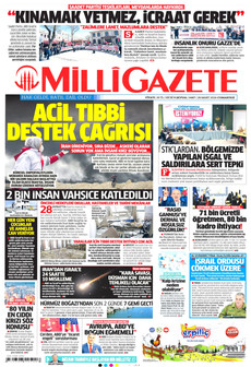 MİLLİ GAZETE 28 Mart 2026 gazete manşeti