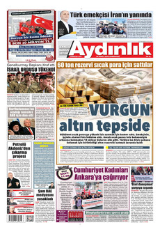 AYDINLIK GAZETESİ 28 Mart 2026 gazete manşeti