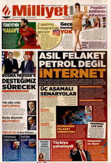 MİLLİYET 29 Mart 2026 gazete manşeti