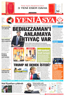 YENİ ASYA 29 Mart 2026 gazete manşeti