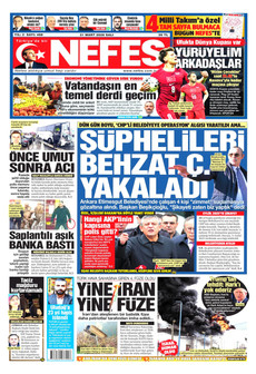 NEFES 31 Mart 2026 gazete manşeti