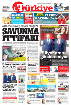 TÜRKİYE GAZETESİ 31 Mart 2026 gazete manşeti