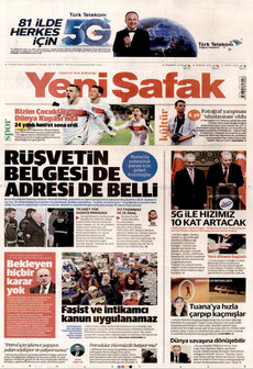 YENİ ŞAFAK 1 Nisan 2026 gazete manşeti