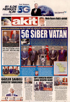 YENİ AKİT 1 Nisan 2026 gazete manşeti