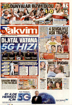 TAKVİM 1 Nisan 2026 gazete manşeti