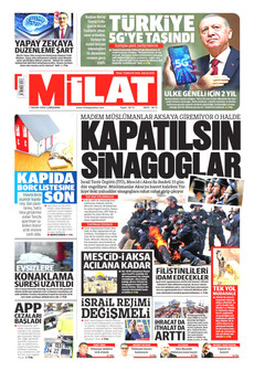 MİLAT 1 Nisan 2026 gazete manşeti