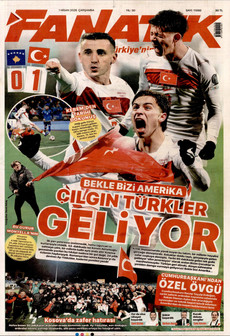 FANATİK 1 Nisan 2026 gazete manşeti