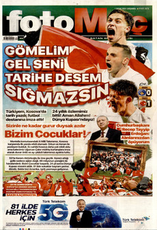 FOTOMAÇ 1 Nisan 2026 gazete manşeti