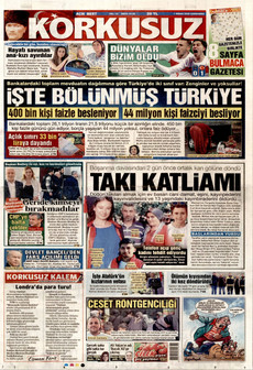 KORKUSUZ 1 Nisan 2026 gazete manşeti