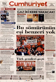 CUMHURİYET 5 Nisan 2026 gazete manşeti