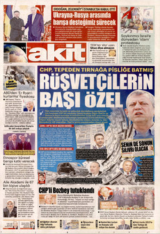 YENİ AKİT 5 Nisan 2026 gazete manşeti