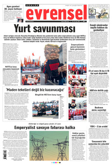 EVRENSEL 5 Nisan 2026 gazete manşeti
