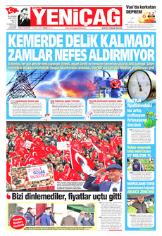 YENİÇAĞ 5 Nisan 2026 gazete manşeti