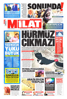 MİLAT 5 Nisan 2026 gazete manşeti