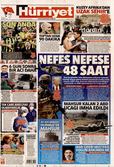 HÜRRİYET 6 Nisan 2026 gazete manşeti