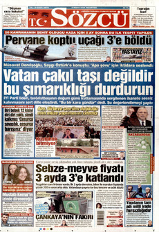 SÖZCÜ 6 Nisan 2026 gazete manşeti