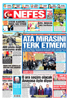NEFES 7 Nisan 2026 gazete manşeti