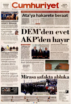 CUMHURİYET 7 Nisan 2026 gazete manşeti
