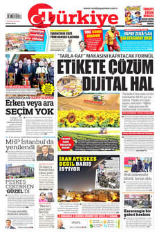 TÜRKİYE GAZETESİ 7 Nisan 2026 gazete manşeti