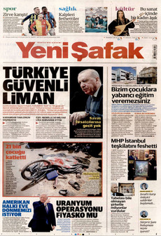 YENİ ŞAFAK 7 Nisan 2026 gazete manşeti