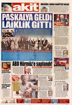 YENİ AKİT 7 Nisan 2026 gazete manşeti