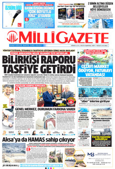 MİLLİ GAZETE 7 Nisan 2026 gazete manşeti