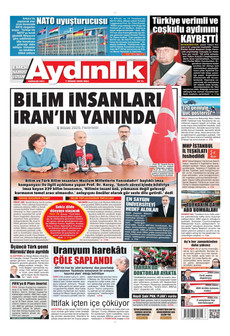 AYDINLIK GAZETESİ 7 Nisan 2026 gazete manşeti